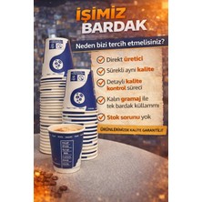 Üreticiden Tek Kullanımlık 7 Oz 100 Adet  Kağıt Karton Bardak Akmaz Kokusuz 1.kalite