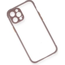 LTG Nova Iphone 12 Kılıf Miami Şeffaf Silikon - Mor