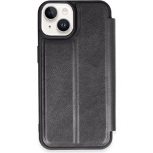 SHC4200 Iphone 15 Kılıf Flip Cover - Siyah