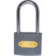 LTG Nova Eko Gri Döküm Uzun Kancalı Asma Kilit 50MM