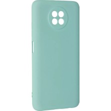 LTG Nova Redmi Note 9 5g Kılıf Nano Içi Kadife Silikon - Turkuaz