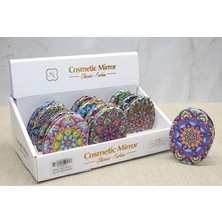 Senka Taşlı El Aynası Oval Ince ALK3763