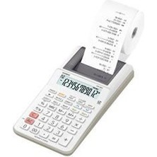Casio HR-8RC-WE 12 Hane Beyaz Şeritli Hesap Makinesi