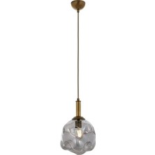 Avonni AV-1775-1F Eskitme Kaplama Modern Avize E27 Metal Cam H: 100 cm, Ø: 30 cm