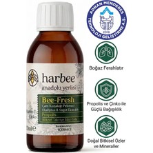 Harbee Bee-Fresh Bitkisel Takviye Edici Gıda -Propolis, Kara Mürver, C Vitamini ve Çinko 150 ml