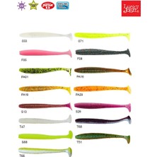 Lucky John S-Shad Tail 2.8'' (7.11 Cm) 7p Silikon Yem