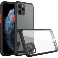 Nacario Iphone 11 Kılıf Miami Şeffaf Silikon - Siyah