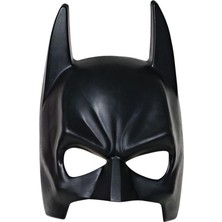 SHC4200 Siyah Renk Çocuk Boy Arkadan Lastikli Batman Maskesi Yarasa Adam