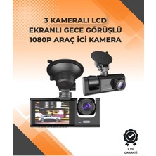 Epilons 3 Kameralı Dashcam Sistem – Geri Görüş Yardımı, Park Koruması Ve G-sensör