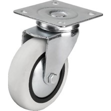 Mecmu Hts 351 - 75x25 mm PVC Tablalı Tekerlek - 4 Adet