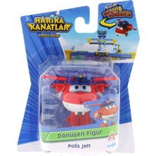 Sinerjim Harika Kanatlar Dönüşen Tekli Figür Polis Jett
