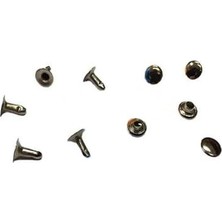 Rivet Perçin - 7mm, Nikel, 1000 Adet