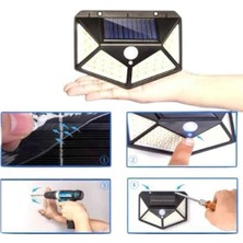 Epilons Bahçe Lambası Bahçe Aydınlatma Sensörlü Suya Dayanıklı 100 Led