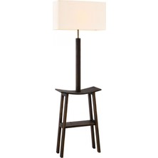 Avonni HLM-9010-1E Eskitme Kaplama Lambader E27 Metal Ahşap H: 140 cm, WxD: 45x22 cm