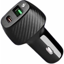 Epilons 38w Usb Type-c Girişli Oto Çakmaklık Araç İçi Hızlı Şarj Çakmaklık Şarj Aleti