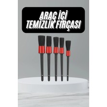 Epilons 5 Adet Oto Detaylı Temizleyici Araç İçi Temizlik Fırça Seti Koltuk Döşeme Kapı Toz Alma Fırçası