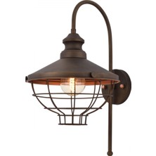 Avonni AP-4106-M1-BSY Siyah Boya Aplik E27 Metal H: 46 cm, WxD: 30x35 cm
