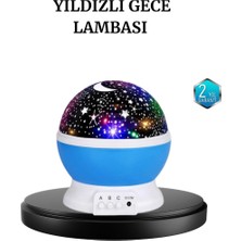 Epilons Renkli Led Gece Lambası 6 Işık Modlu Çocuk Odası Atmosfer Aydınlatma