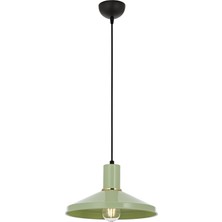 Avonni AV-4106-M24-GREEN Yeşil Boya Modern Avize E27 Metal H: 80 cm, Ø: 30 cm