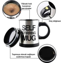 Epilons Karıştırıcı Özellikli Mikser Kupa Bardak Kompakt Taşınabilir Mug