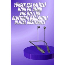 Epilons 60 Saat Kablolu Boyun Askılı Dijital Göstergeli Bluetooth Kulaklığı