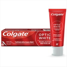 Colgate Optic White Parıldayan Beyazlık 75 ml Beyazlatıcı Diş Macunu 4 Adet Türkiye Menşeli