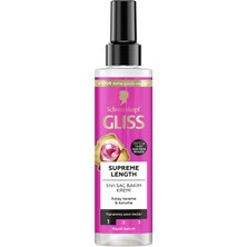 Gliss Supreme Length Sıvı Saç Bakım Kremi -  Biotin Kompleksi ve Şakayık Çiçeği Özü ile 200 ml