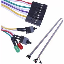 Nacario PM-14367 Bilgisayar Pc Kasa Kablosu 65CM (Power Led, HDD Led, Reset Sw, Power Sw)