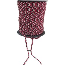 Durukar Bileklik Ipi, Hediye Paketleme Ipi, Şans, Bereket, Aşk, Şifa, Güç 1 mm Pamuk  1 Metre Kırmızı