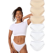 Forever More 6'lı Dikişsiz Basic Kadın Slip Külot