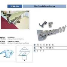 Uma Düz Makine Ikiye Katlama Apara 14X7 / Uma-04