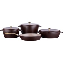 Korkmaz Gusto Sera Plus Robusta 7 Parça Tencere Seti A2987-2