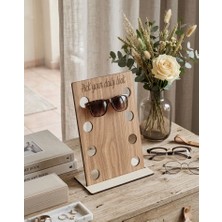 İDA Craft Gözlük Tutucu Stand Masa Üstü Organize 20X30 cm Ahşap