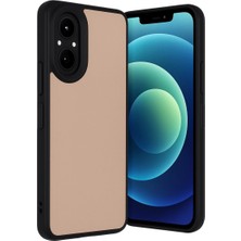 Bigelal Realme 12 Lite Kılıf Aras Deri Kapak - Pudra