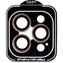 LTG Nova Iphone 15 Pvd Metal Kamera Lens - Turuncu