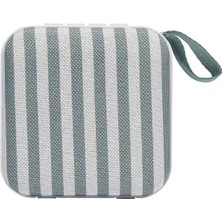 Sunnylife Portable Travel Speaker The Vacay Olive Stripe S41TSOLI