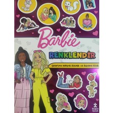Barbie Reklendir Boyama Kitabı