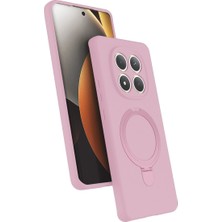 Bigelal Note 15 Pro 4g Regal Magsafe Standlı Kapak - Açık Pembe