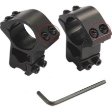 Nacario -25.4mm Dürbün Için 11MM Yüksek Havalı / Ayağı