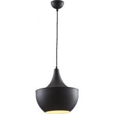 Avonni AV-4106-M7-BSY Siyah Boya Modern Avize E27 Metal H: 90 cm, Ø: 40 cm