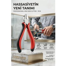 Marsilyan Profesyonel Krom Vanadyum Mini Yan Keski | 11CM Hassas Kesim Gücü 426977
