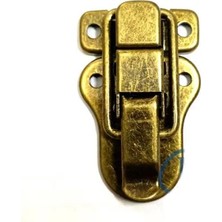LTG Nova Sandık, Kutu Klipsi, Ön Kilidi - 48X30MM, Antik, 100 Adet