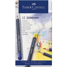 Faber-Castell Faber Castell Goldfaber 12 Renk Kuru Boya 114712