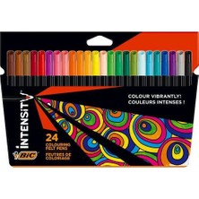 Bic Intensity Keçeli Boya Kalemi 24 Renk
