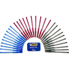Bic Round Stic Tükenmez Kalem Karışık 3 Renk 30 Adet