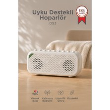 Torima Bluetooth Hoparlör Uyku Destekleyici Doğa Sesli Şarjlı Speaker D93 Beyaz