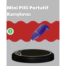 Frappe ve Cappuccino Maker – Taşınabilir Pilli Köpürtücü Mikser Midastech