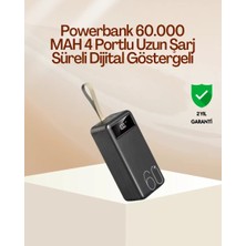 Tüm Cihazlara Uyumlu Çoklu Çıkışlı Powerbank Midastech