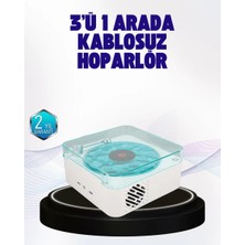 Dekoratif Gece Işıklı Bluetooth Hoparlör – Zaman ve Pil Ekranlı Midastech