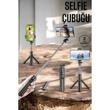Kumandalı Tripod Telefon Tutucu Selfie Çubuğu 360 Derece Dönebilen Midastech